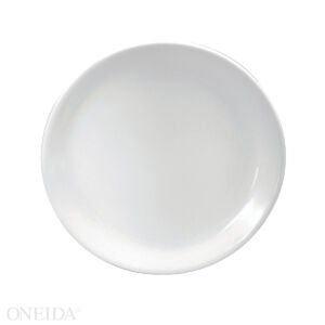 BRIGHT WHITE WARE COUPE PLATE, 6.375″