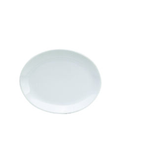 BRIGHT WHITE WARE EURO COUPE PLATTER, 8″