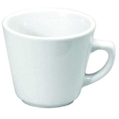 BRIGHT WHITE WARE VASSAR CUP, 7 OZ.