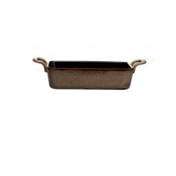 RUSTIC RECTANGULAR BAKER WITH HANDLES, 7 OZ.