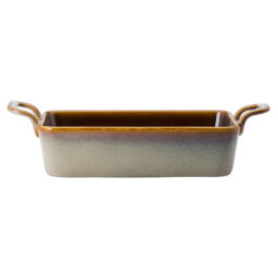 RUSTIC RECTANGULAR BAKER WITH HANDLES, 7 OZ.